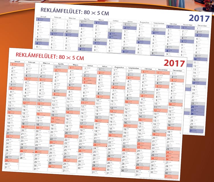 2017 plakátnaptár